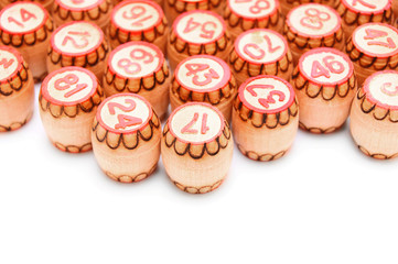 Lotto. On a white background.