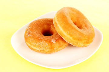 Donut coated with sugar