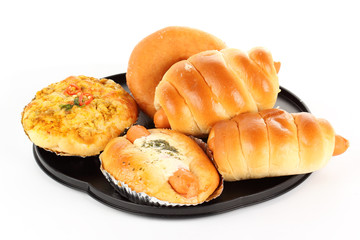 delicious bread and donut