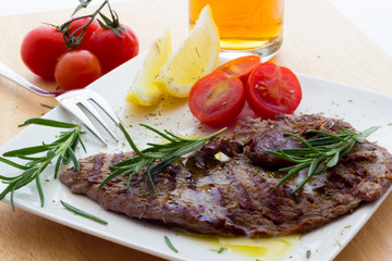 Veal steaks