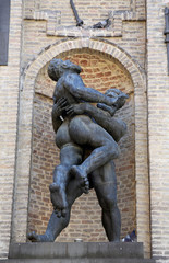 Fototapeta na wymiar Hercules and Hanteus, Parma, Emilia Romagna, Italy