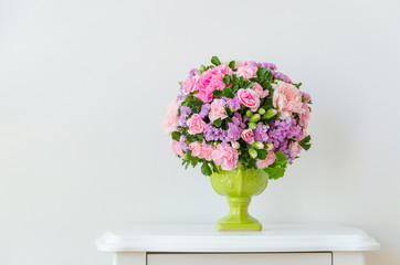 Bouquet in vase