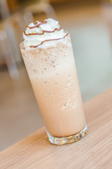 Mocha coffee frappe