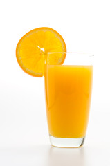 Orange juice glass