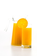 Orange juice glass