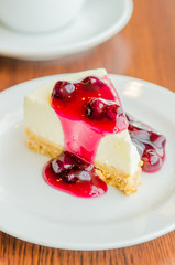 Blueberry cheesecake