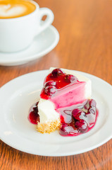 Blueberry cheesecake