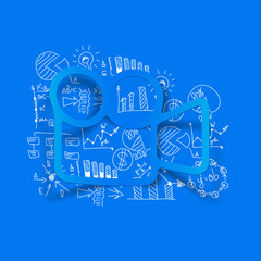 Drawing business formulas: video