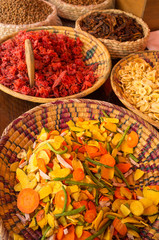 Dried fruit and vegetables