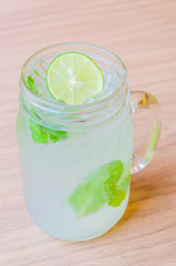 Mint lime soda