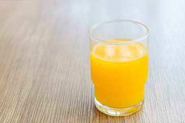 Orange juice glass