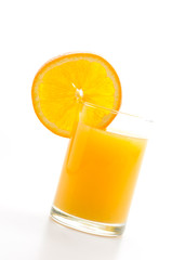 Orange juice glass
