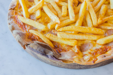 French fries Pizza