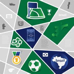 football, soccer infographic