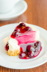 Blueberry cheesecake