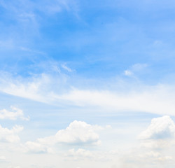 Cloud on blue sky