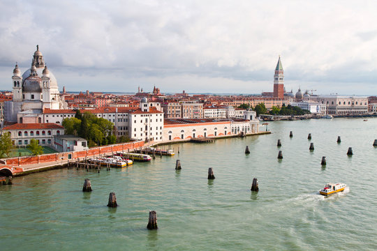 Panoramic view of famous Venice