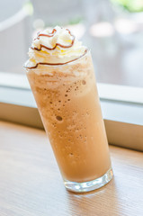 Mocha coffee frappe