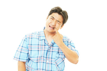 Fototapeta premium 歯痛を訴える男性