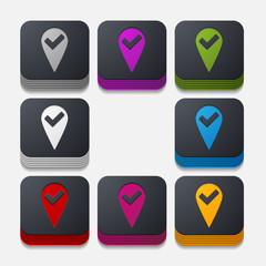 square button: pointer