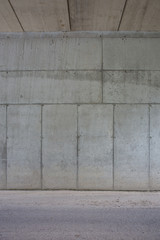 Fototapeta premium Beton, Wand, Betonwand, grau, Betonelemente