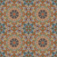 Seamless pattern, mosaic of fabric