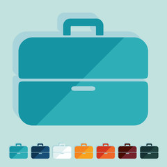 Flat design: portfolio