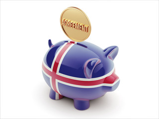 Iceland  Piggy Concept