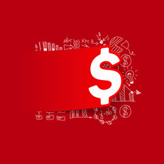 Drawing business formulas: money