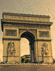 Obraz premium The Arc deTriomphe in Paris