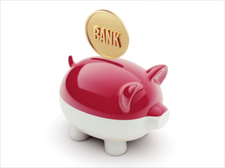 Indonesia Banks Concept Piggy Concept