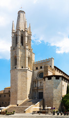 Fototapeta na wymiar Collegiate Church of Saint Feliu. Girona, Cataloni