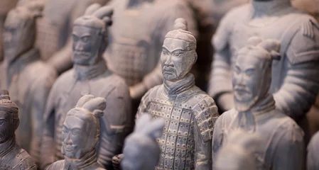 Fotobehang Terracotta Warriors in Xi`an © eyetronic