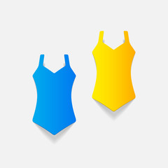 realistic design element: swimsuit