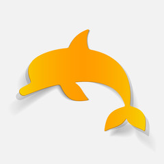 realistic design element: dolphin