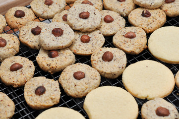 Haselnussplätzchen zum Weihnachten - Vorbereitung