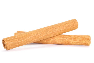 cinnamon sticks isolated on a white background