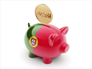 Portugal Business Concept Piggy Concept