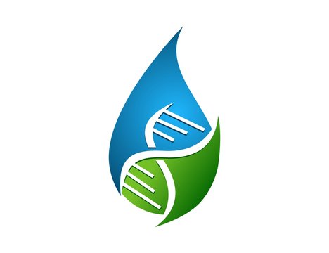 technologies logo, water drop hygiene symbol,science icon