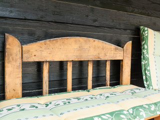 Comfortable wooden bench