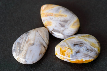 Agate teardrops