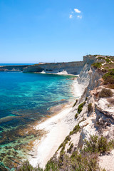 Cliffs, coast of Malta