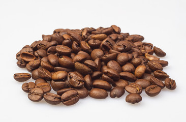 Coffee beans isolated
