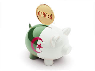 Algeria Danger Concept Piggy Concept