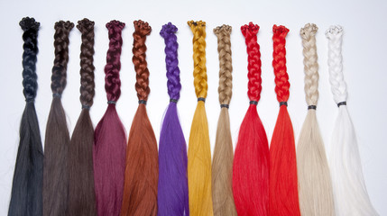 Artificial Hair Used for Production of Wigs