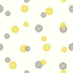 seamless background: cogwheel
