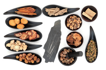 Acupuncture Needles and Herbs