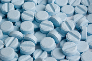 Blue pills background - 66527141