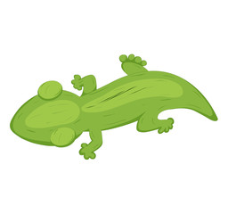Illustration of cute lizards