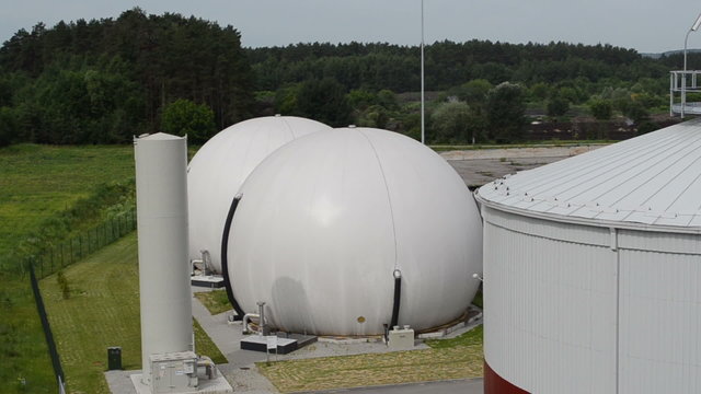 biogas plant water treatment facilities sludge renewable energy